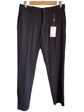 Quince Pants Men's 30x30 Gray Dark Charcoal Ultra Stretch 24/7 Smart Chinos